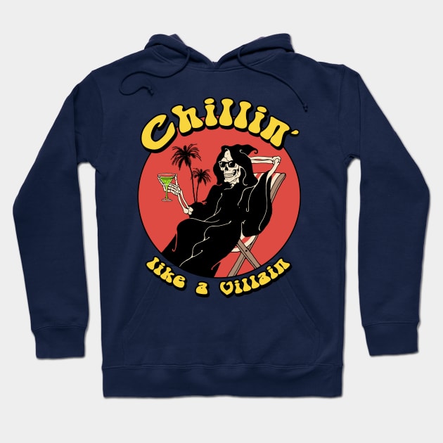 Chillin' LIke a Villain Hoodie by Vincent Trinidad Art